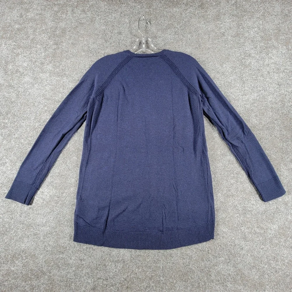 GAP Maternity Pullover Sweater Womens M Navy Blue‎ Classic V-neck Lightweight
